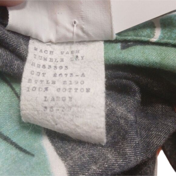 Hawaiian Sunset Black Tropical Bird of Paradise Shirt - Picture 3 of 3